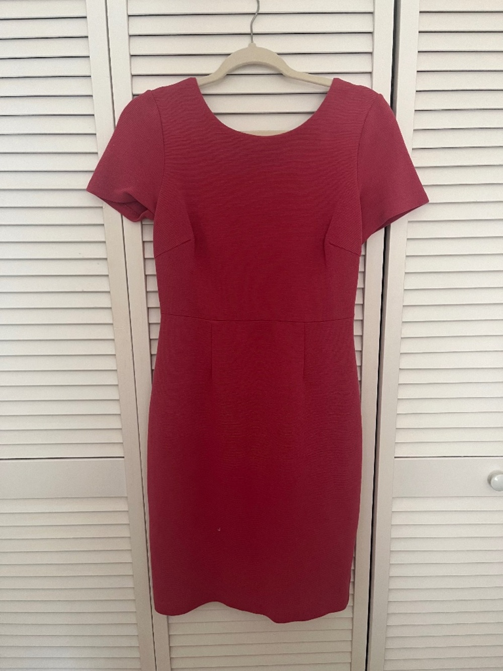 Boden Pink short sleeve shift dress 6 Petite